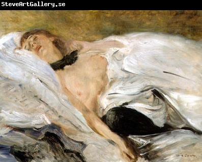 Lovis Corinth Schlafendes Madchen